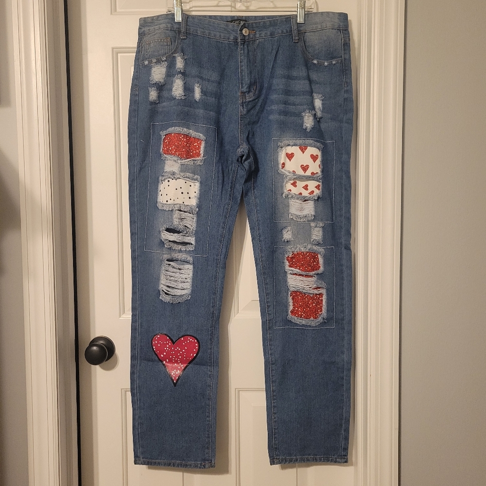 ChicMe ripped jeans XXL (16)